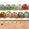 Natural Multi-Color Agate Beads Strands G-A261-B17-14mm-5