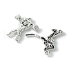 32Pcs 8 Styles Tibetan Style Sports Theme Alloy Pendants FIND-FS0002-37-3