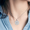 DICOSMETIC 18Pcs 3 Colors 304 Stainless Steel Pendants STAS-DC0013-15-6