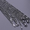 2.2MM Unisex 304 Stainless Steel Cable Chains Necklaces FX6206-4-1