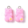 Opaque Resin Pendants RESI-G046-24P-2