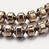 Electroplate Non-magnetic Synthetic Hematite Bead Strands G-F300-31B-06-1