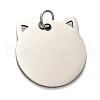 201 Stainless Steel Stamping Blank Tag Pendants STAS-H438-03P-1-1