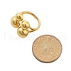 Brass Open Cuff Rings for Women RJEW-F171-01G-03-3