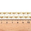 304 Stainless Steel Textured Oval Link Chains CHS-N005-06E-G-3