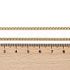304 Stainless Steel Box Chain Necklaces X-NJEW-P244-01G-2