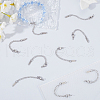 Beebeecraft 50Pcs 304 Stainless Steel Chain Extender STAS-BBC0005-49-4