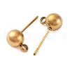 304 Stainless Steel Stud Earring Findings STAS-F227-18D-G02-2
