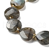 Natural Labradorite Beads Strands G-B044-B21-01-4
