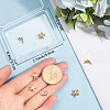 Beebeecraft 12Pcs 3 Styles Rack Plating Brass Beads KK-BBC0014-35-3