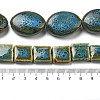 Handmade Porcelain Beads Strands PORC-B002-19B-5