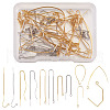 Brass Stud Earring Findings KK-TA0007-75-1