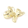 Brass Micro Pave Clear Cubic Zirconia Pendants KK-Z106-01G-01-2