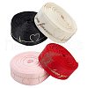 CRASPIRE 40 Yards 4 Colors Polyester Ribbon SRIB-CP0001-01-1