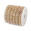 Fashewelry Zinc Alloy Rhinestone Strass Chains FIND-FW0001-31G-1