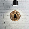 MDF Printed Wall Clock HJEW-WH0058-020-6