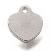 Non-Tarnish 304 Stainless Steel Charms STAS-H126-28AS-2