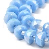 AB Color Plate Glass Beads Strands EGLA-P051-02A-B08-3