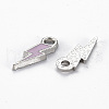 Rack Plating Alloy Enamel Pendants ENAM-N053-39B-RS-2