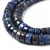 Natural Dumortierite Beads Strands G-M420-A01-01-4