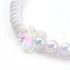 Transparent Acrylic Beaded Mobile Straps HJEW-JM00421-3