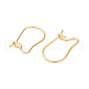 304 Stainless Steel Hoop Earring Findings STAS-P223-01G-06-2