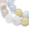 Natura Morganite Beads Strands G-D0001-03-8mm-3