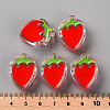 Transparent Enamel Acrylic Beads X-TACR-S155-003F-4