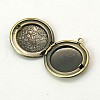 Brass Locket Pendants KK-MSMC002-M1-4