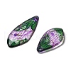4Pcs Transparent Epoxy Resin Butterfly Wings Pendants RESI-C057-06B-2