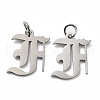 Non-Tarnish 304 Stainless Steel Pendants A-STAS-R111-JA565-F-1