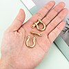 Brass D-Ring Anchor Shackle Clasps KK-WH0020-02-6