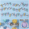   40Pcs Imitation Gemstone Acrylic Pendants FIND-PH0008-11-6
