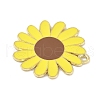 Bees Theme Alloy Enamel Pandants FIND-M083-06G-G-2