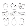 Stainless Steel Mixed Animal Shape Cookie Candy Food Cutters Molds DIY-H142-02P-2