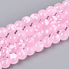 Baking Paint Glass Beads Strands DGLA-N015-4mm-02-1