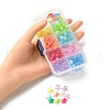 260~300pcs 10 Colors Eco-Friendly Transparent Acrylic Beads TACR-YW0001-66-5