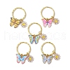 Alloy Enamel Butterfly Keychain KEYC-JKC01181-1