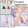 32Pcs 16 Styles Opaque Plastic with Resin Pendants FIND-YW0005-05-6