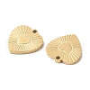 Ion Plating(IP) 316L Surgical Stainless Steel Charms STAS-H213-91G-3