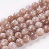 Natural Sunstone Beads Strands L-G-G099-4mm-14-1