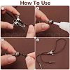   Alloy Bolo Tie Slide Clasps DIY-PH0022-64-4