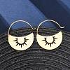 304 Stainless Steel Dangle Earrings EJEW-Z118-07G-01-2