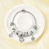 Alloy European Beads Charm Bracelets BJEW-F495-11P-1