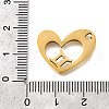 201 Stainless Steel Pendants STAS-A116-01G-03-3
