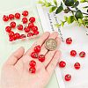 CHGCRAFT 30Pcs Opaque Resin Charms RESI-CA0001-32A-3