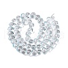Transparent Electroplate Glass Beads Strands EGLA-N012-06D-2
