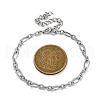 304 Stainless Steel Link Bracelets BJEW-K265-02P-5