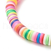 Love Word Acrylic Beads Stretch Bracelet BJEW-JB07307-5
