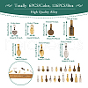 Alloy Glue-on Flat Pad Bails for Pendant Making PALLOY-TA0001-41-3
